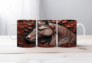 Horse Image Coffee Mugs Grace in Motion TheCraftNook