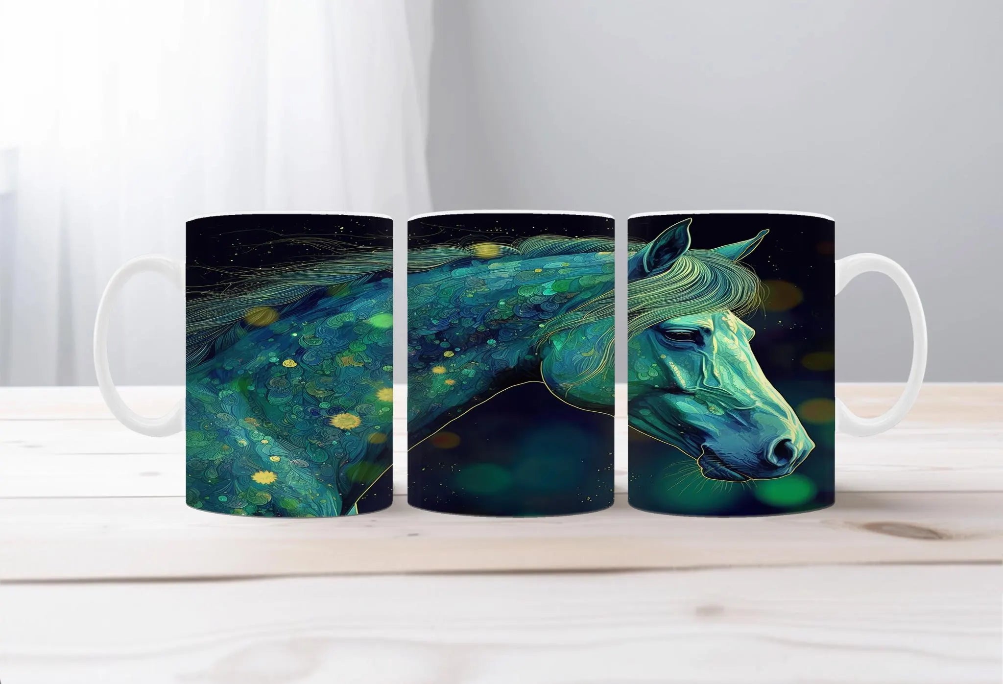Horse Image Coffee Mugs Grace in Motion