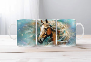 Horse Image Coffee Mugs Grace in Motion TheCraftNook