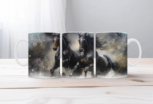 Horse Image Coffee Mugs Grace in Motion TheCraftNook