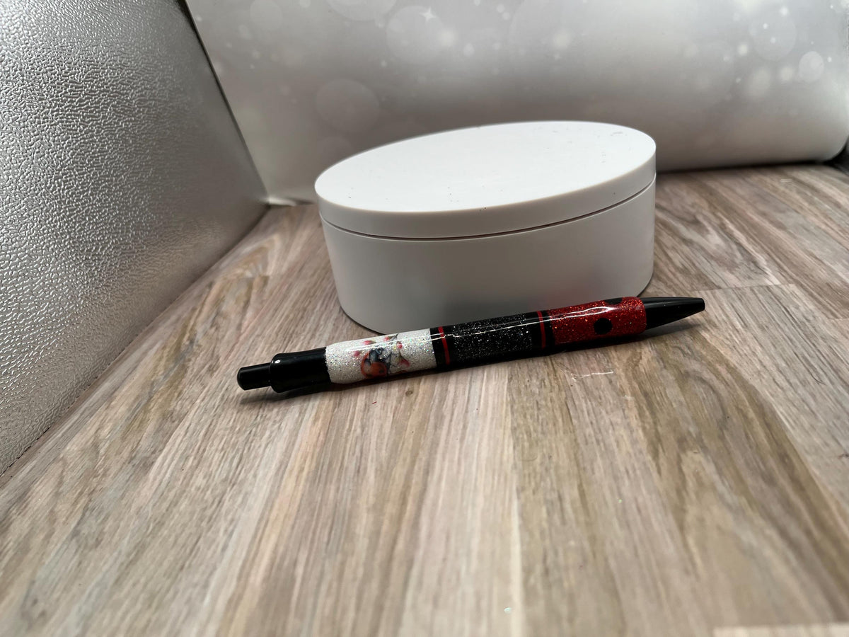 Cute Lady bug Glitter Desk Set TheCraftNook
