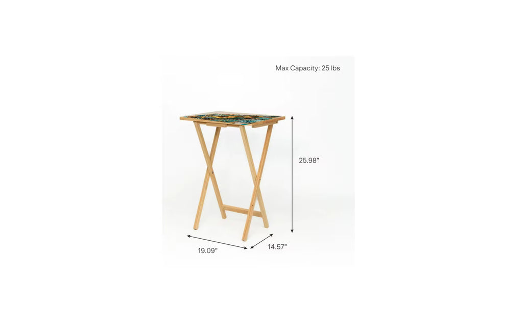 Chicken Foldable Wooden TV Tray or Bed tray/lap Desk, 2 Sizes and Multiple Images Available.
