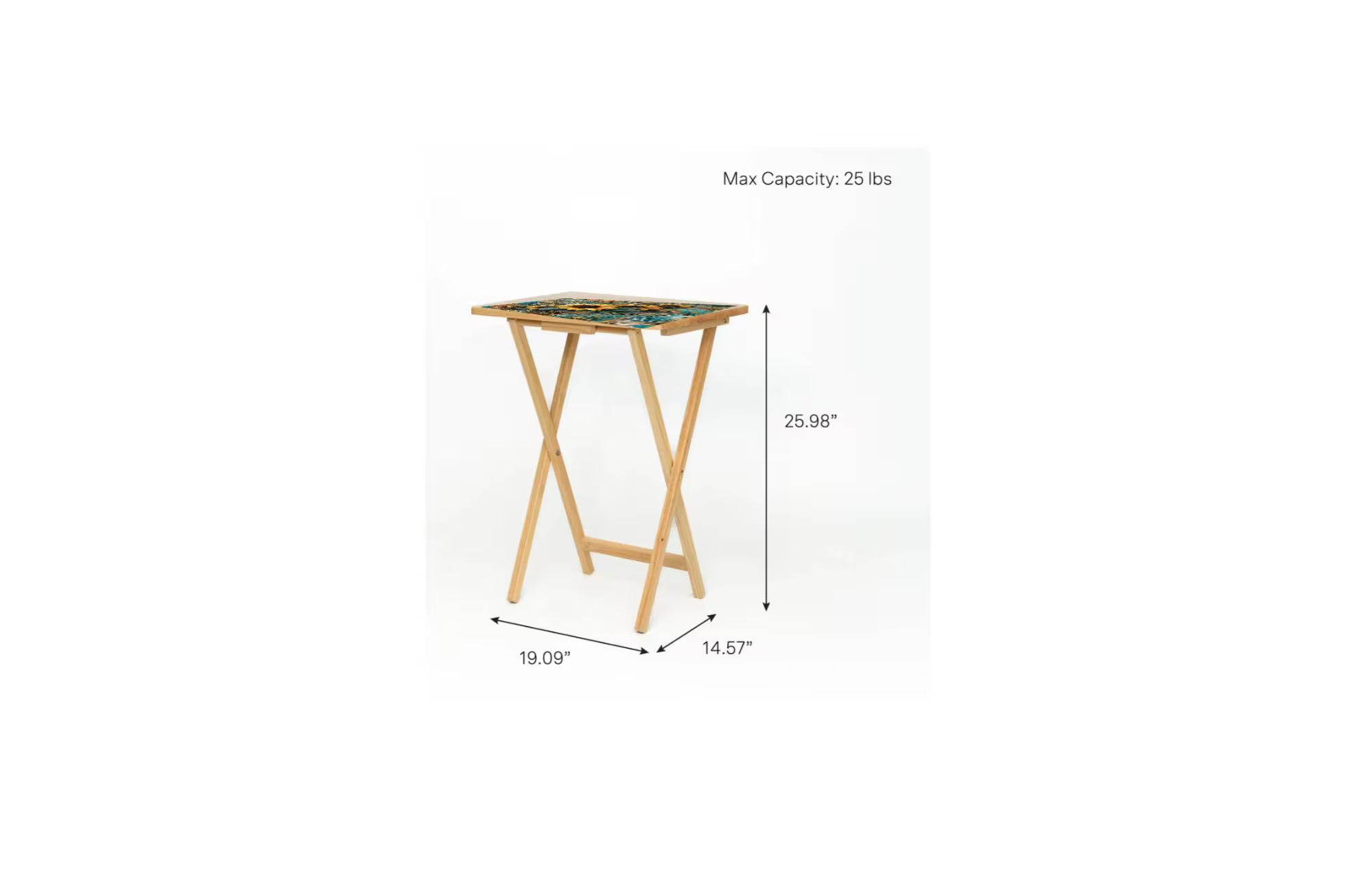 Gamer Foldable Wooden TV Tray or Bed tray/lap Desk, 2 Sizes and Multiple Images Available.