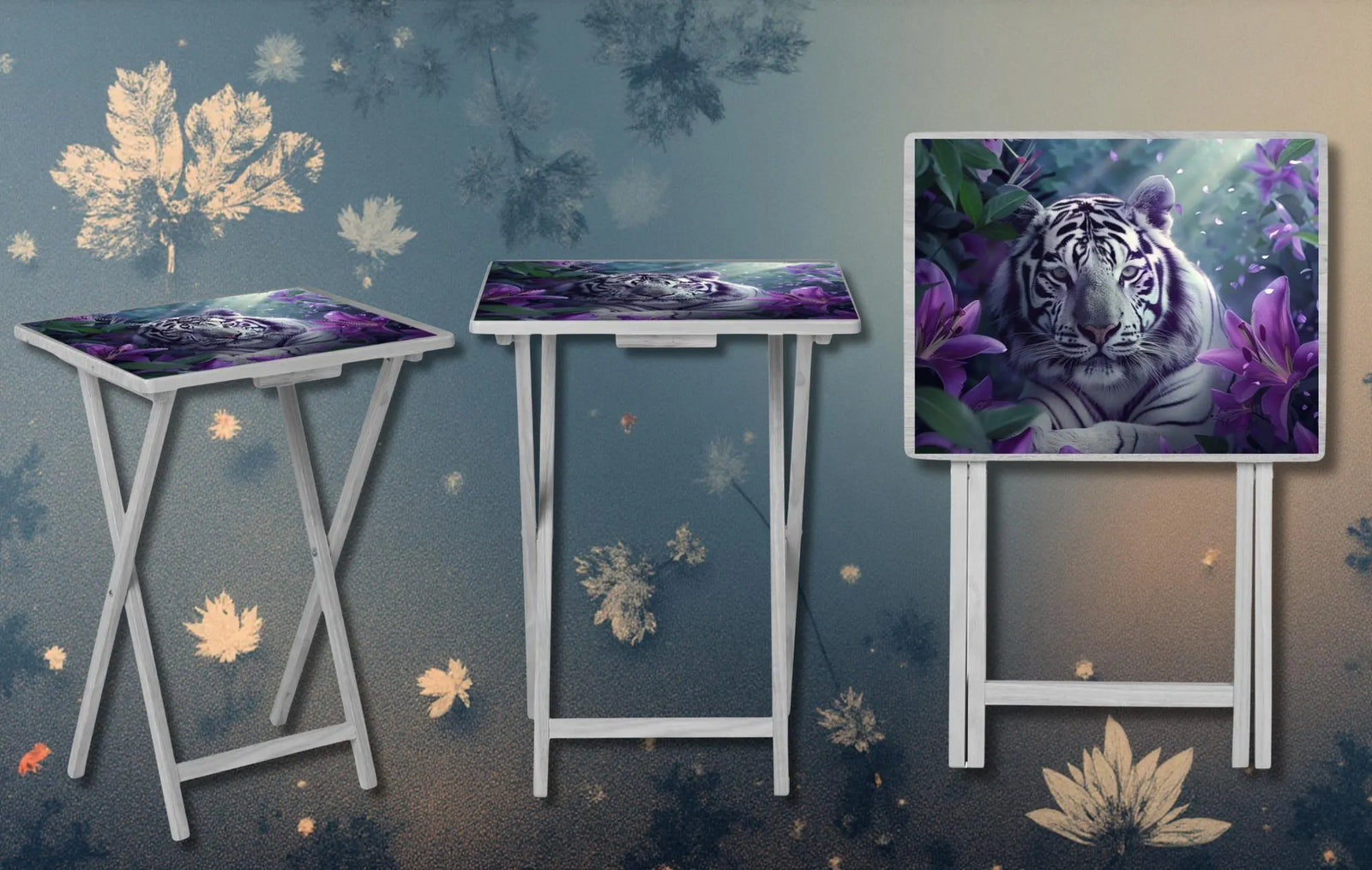 Large Cats Foldable Wooden TV Tray or Bed tray/lap Desk, 2 Sizes and Multiple Images Available. TheCraftNook