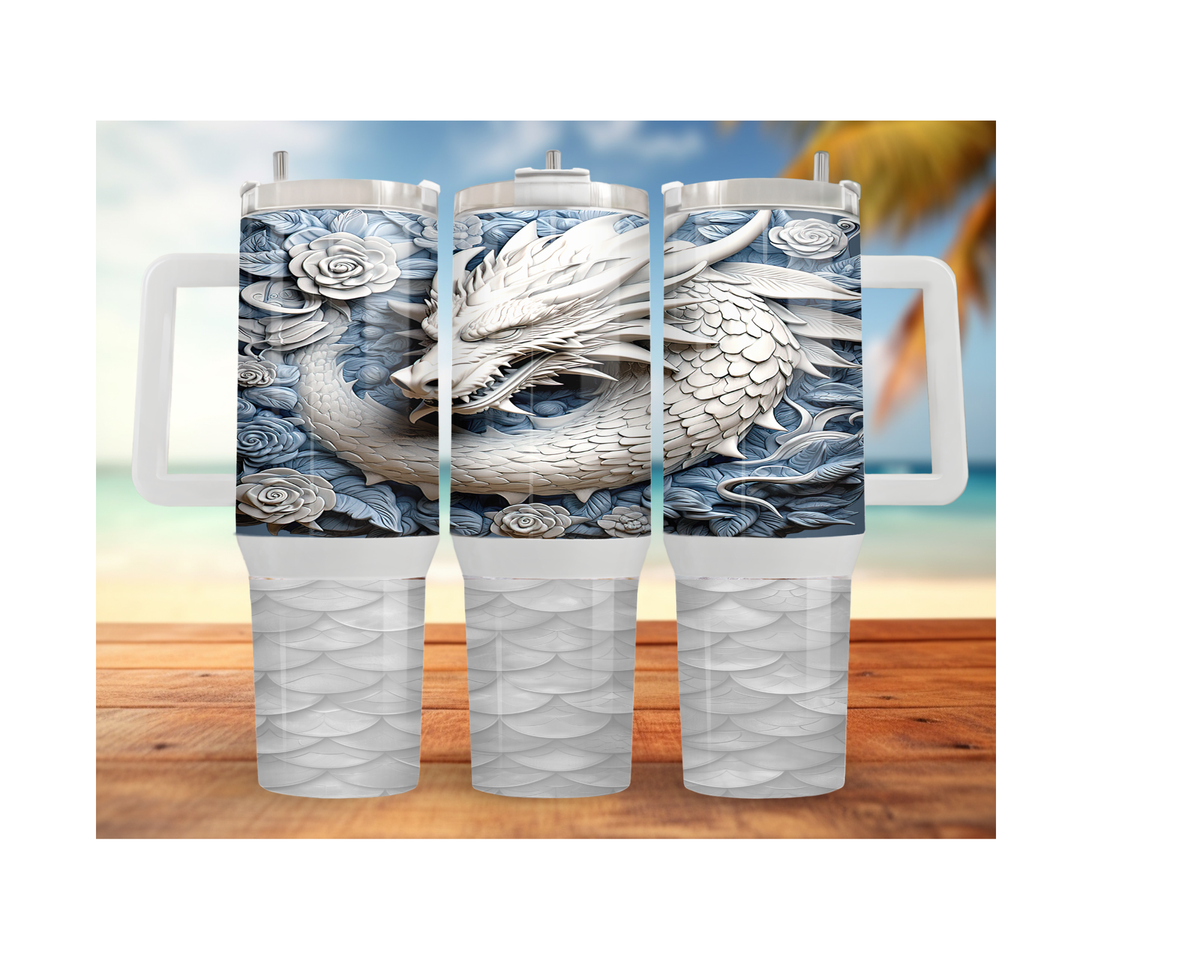 Dragon Stainless Steel Tumblers Stay hydrated like a warrior with striking dragon artwork and insulated duality.  Multiple Sizes and Images Available. TheCraftNook
