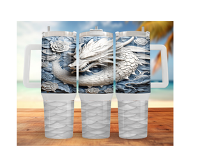 Dragon Stainless Steel Tumblers Stay hydrated like a warrior with striking dragon artwork and insulated duality.  Multiple Sizes and Images Available. TheCraftNook