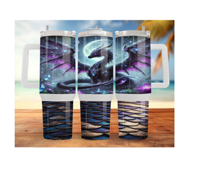 Dragon Stainless Steel Tumblers Stay hydrated like a warrior with striking dragon artwork and insulated duality.  Multiple Sizes and Images Available. TheCraftNook