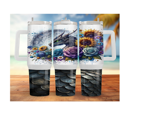 Dragon Stainless Steel Tumblers Stay hydrated like a warrior with striking dragon artwork and insulated duality.  Multiple Sizes and Images Available. TheCraftNook