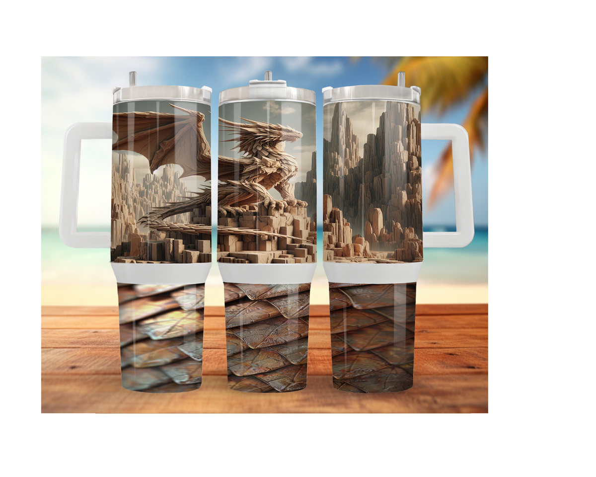 Dragon Stainless Steel Tumblers Stay hydrated like a warrior with striking dragon artwork and insulated duality.  Multiple Sizes and Images Available. TheCraftNook