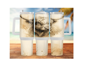 Highland Cow Stainless Steel Tumblers. Stay hydrated, stay country‑cute. Multiple Sizes and Images Available. TheCraftNook