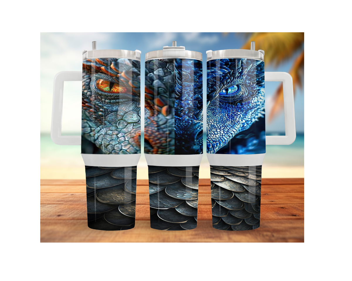 Dragon Stainless Steel Tumblers Stay hydrated like a warrior with striking dragon artwork and insulated duality.  Multiple Sizes and Images Available. TheCraftNook