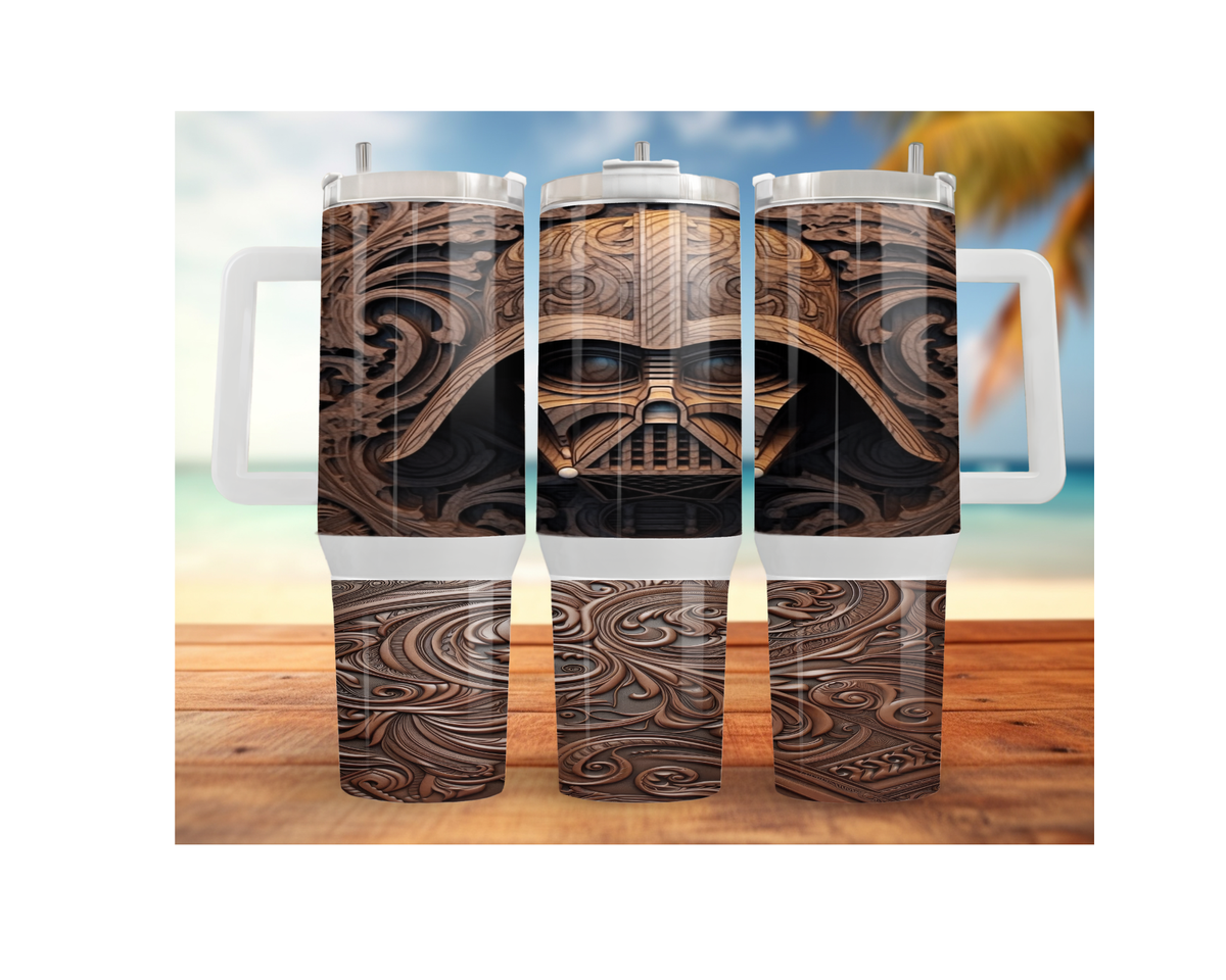 Sip With the Dark Side 40 oz Traveler Tumblers TheCraftNook