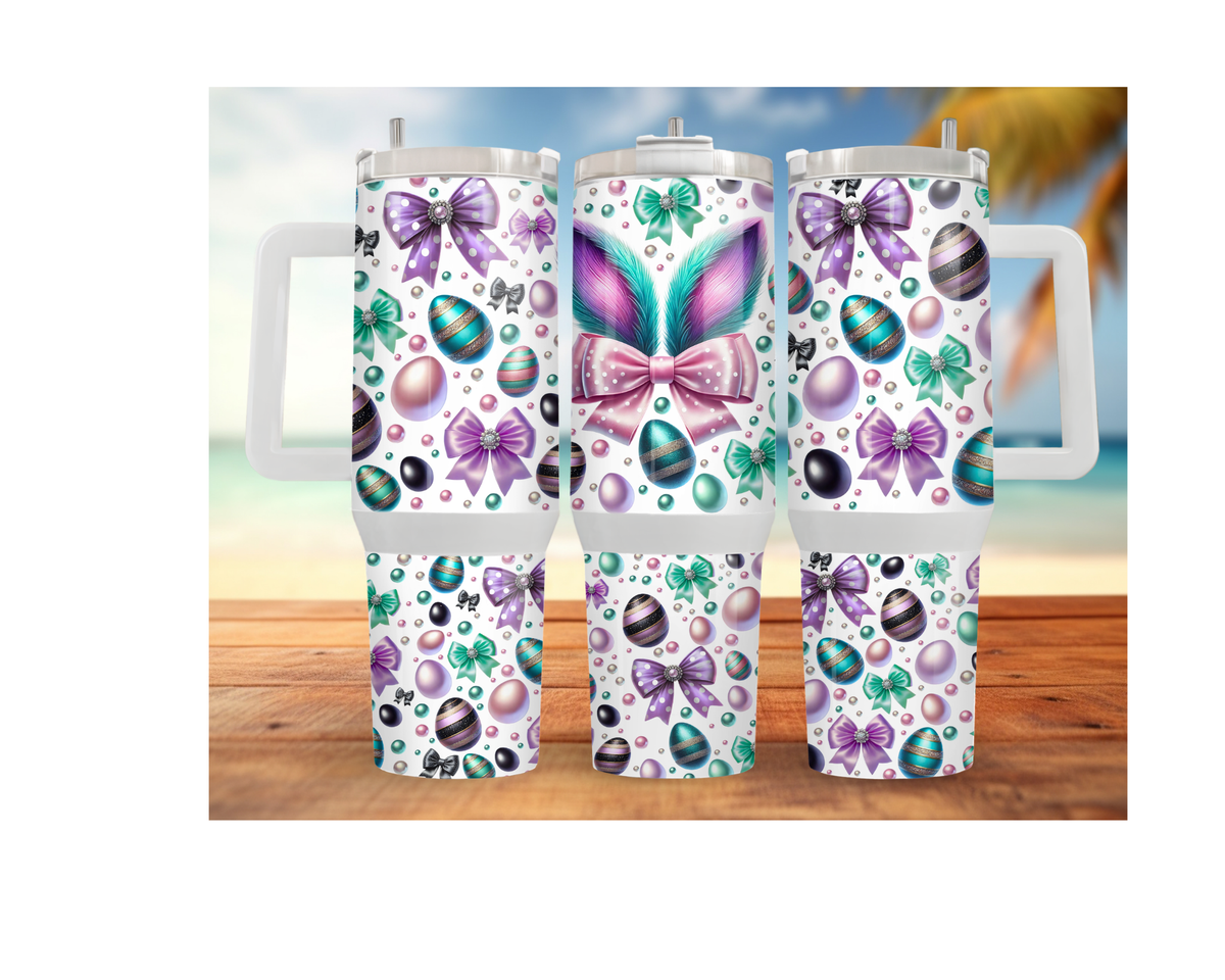 30 and 40 oz Stainless-Steel Easter Tumblers. Multiple Sizes and Images Available. TheCraftNook