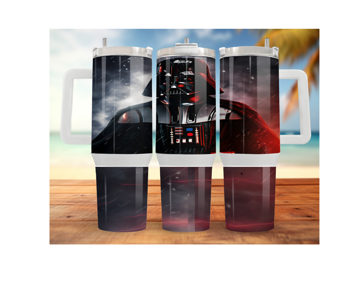 Sip With the Dark Side 40 oz Traveler Tumblers TheCraftNook