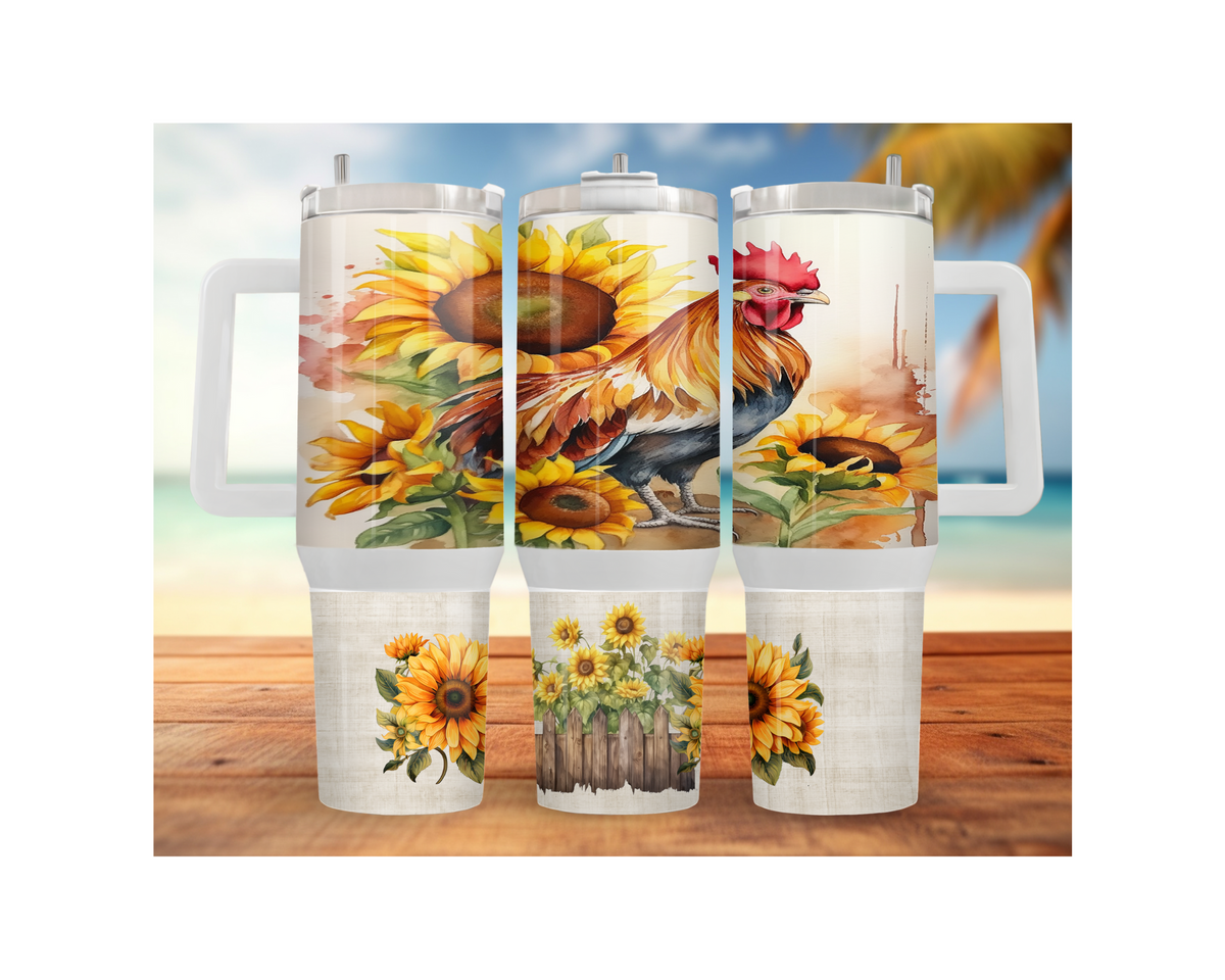 30- and 40-ounce Happy Hen Chicken Stainless Steel Tumblers. Multiple Sizes and Images Available. TheCraftNook
