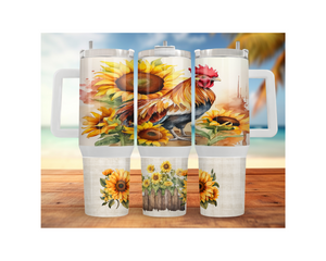 30- and 40-ounce Happy Hen Chicken Stainless Steel Tumblers. Multiple Sizes and Images Available. TheCraftNook