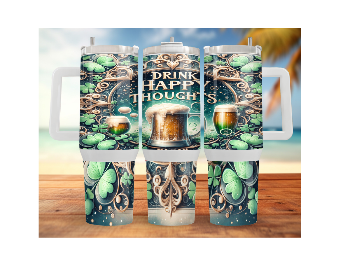30 and 40 oz Shamrocks & Shenanigans St. Patty’s Day Tumbler. Multiple Sizes and Images Available. TheCraftNook