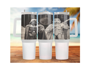 Sip With the Dark Side 40 oz Traveler Tumblers TheCraftNook