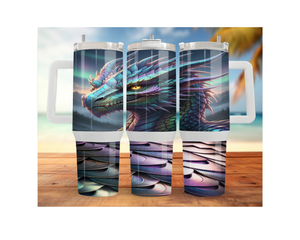 Dragon Stainless Steel Tumblers Stay hydrated like a warrior with striking dragon artwork and insulated duality.  Multiple Sizes and Images Available. TheCraftNook