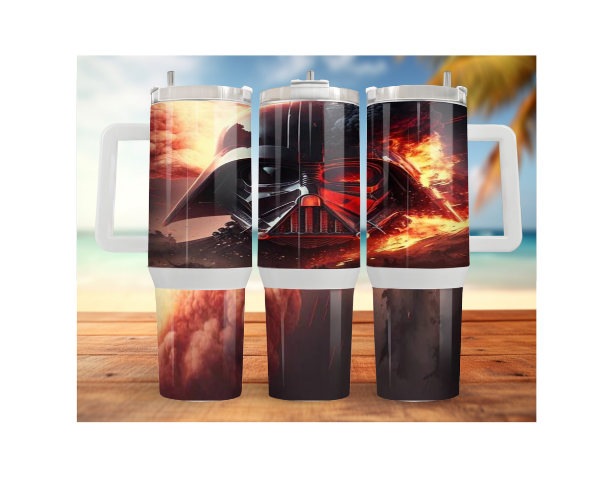 Sip With the Dark Side 40 oz Traveler Tumblers TheCraftNook