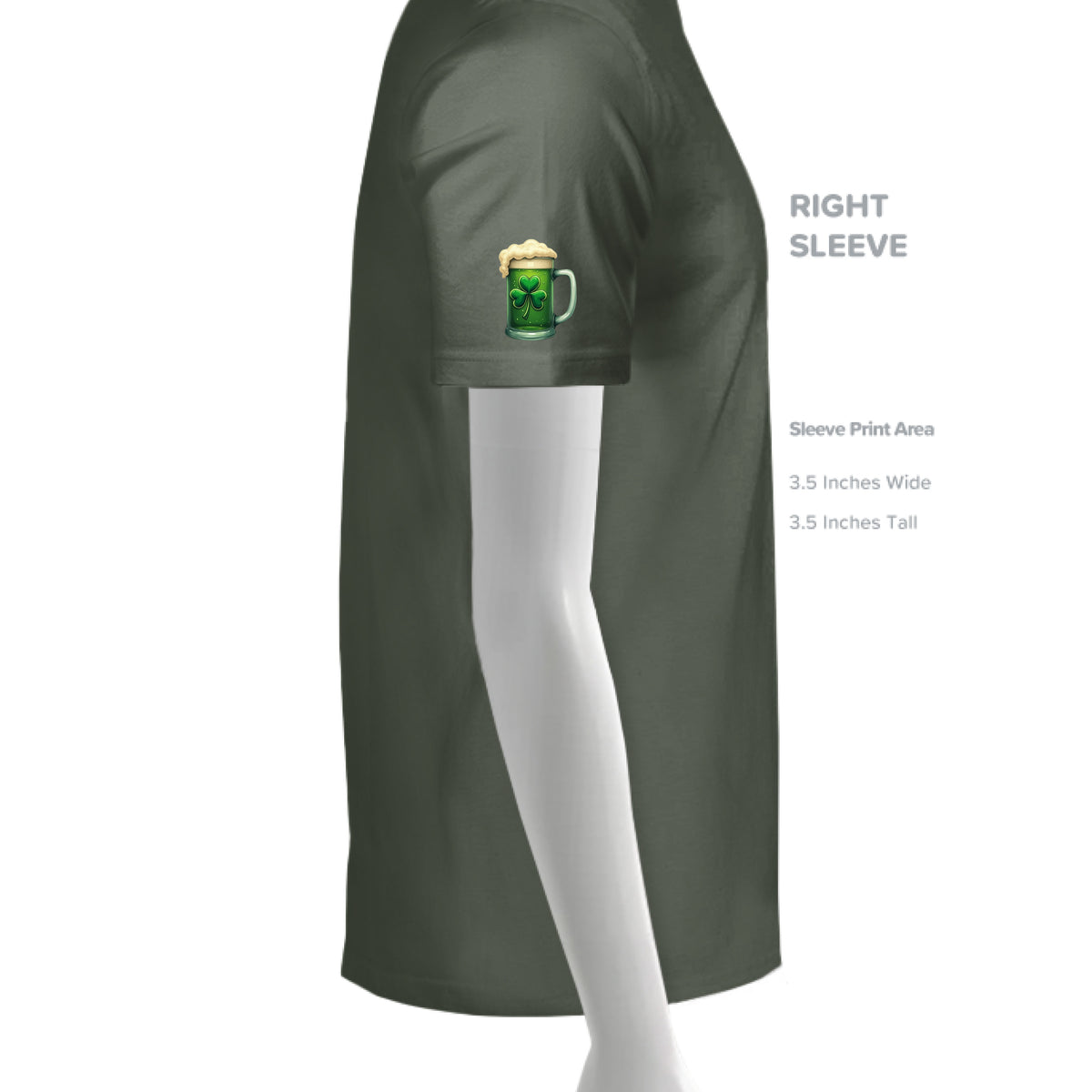 MILITARY GREEN - SLEEVE_RIGHT