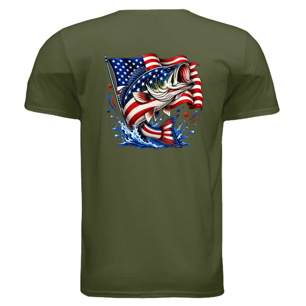 MILITARY GREEN - G640 - BACK