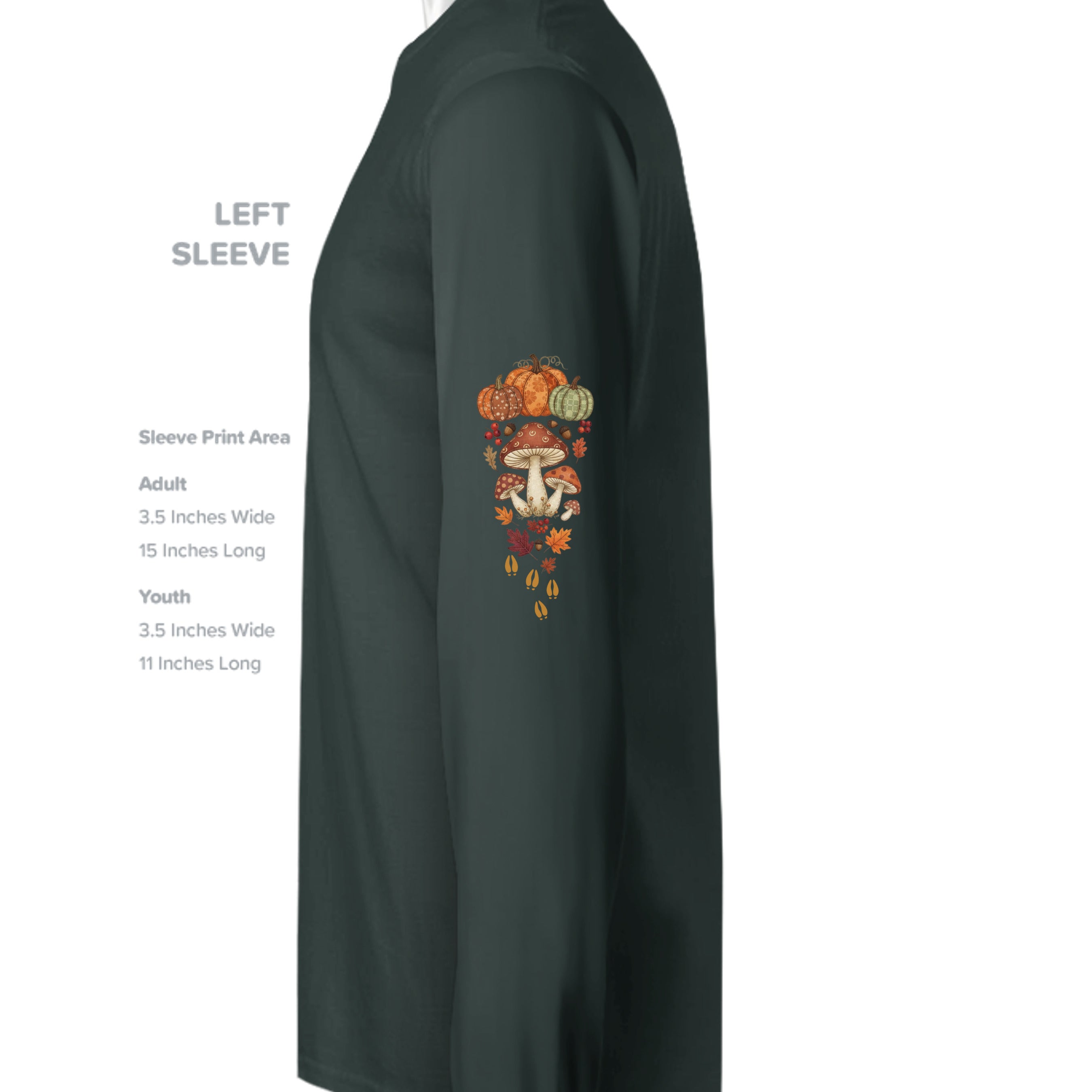 FOREST GREEN - G180 - SLEEVE_LEFT
