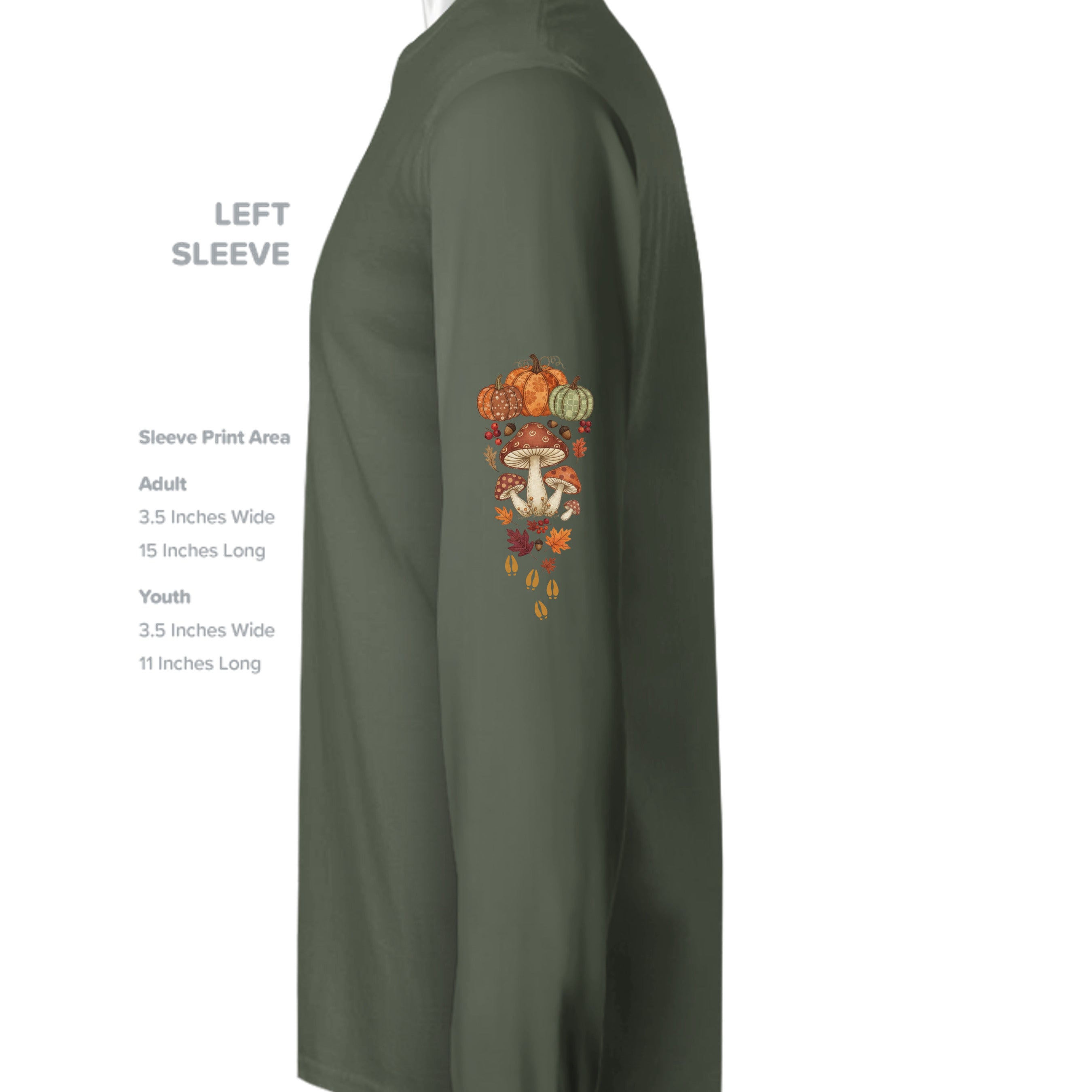 MILITARY GREEN - G180 - SLEEVE_LEFT