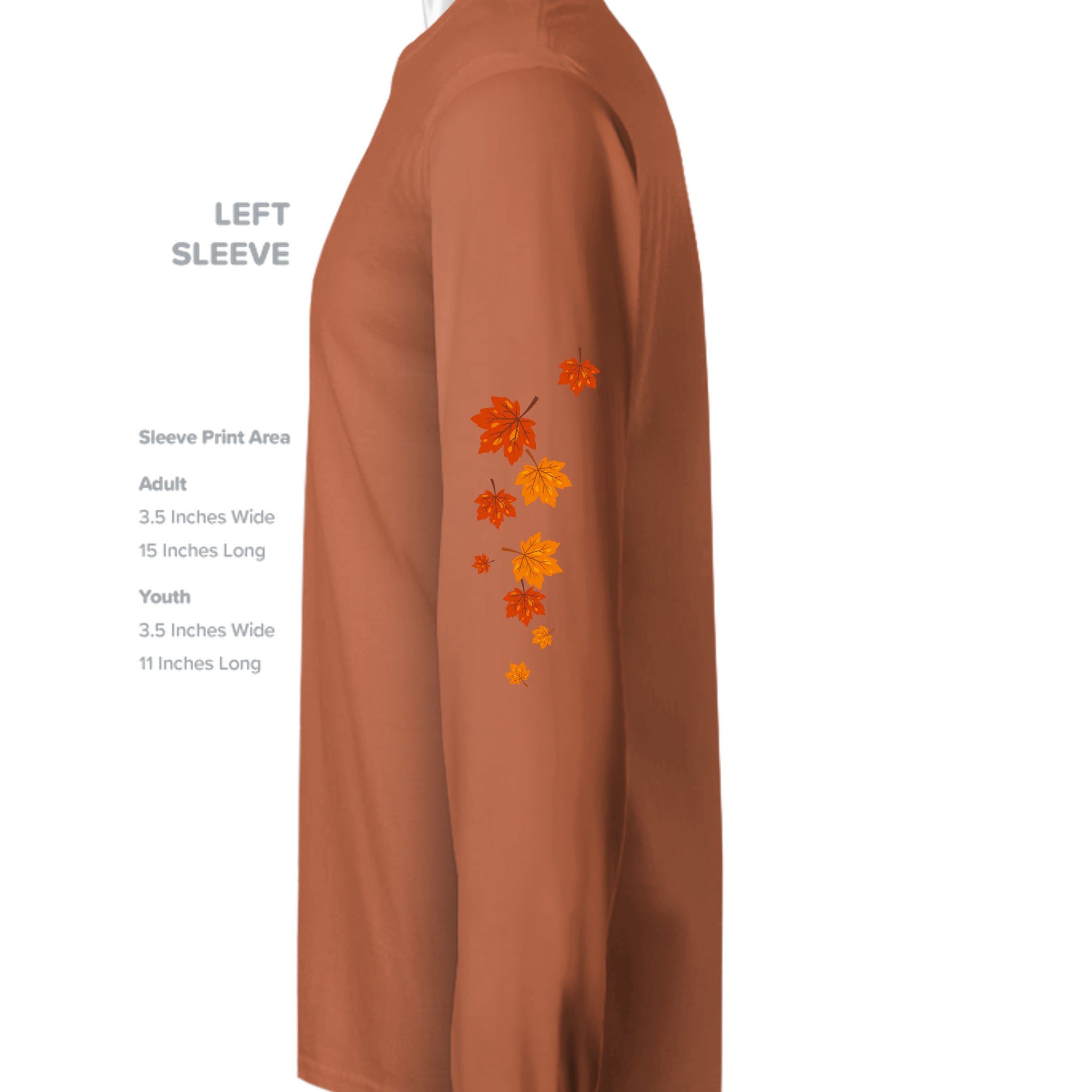 TEXAS ORANGE - G240 - SLEEVE_LEFT