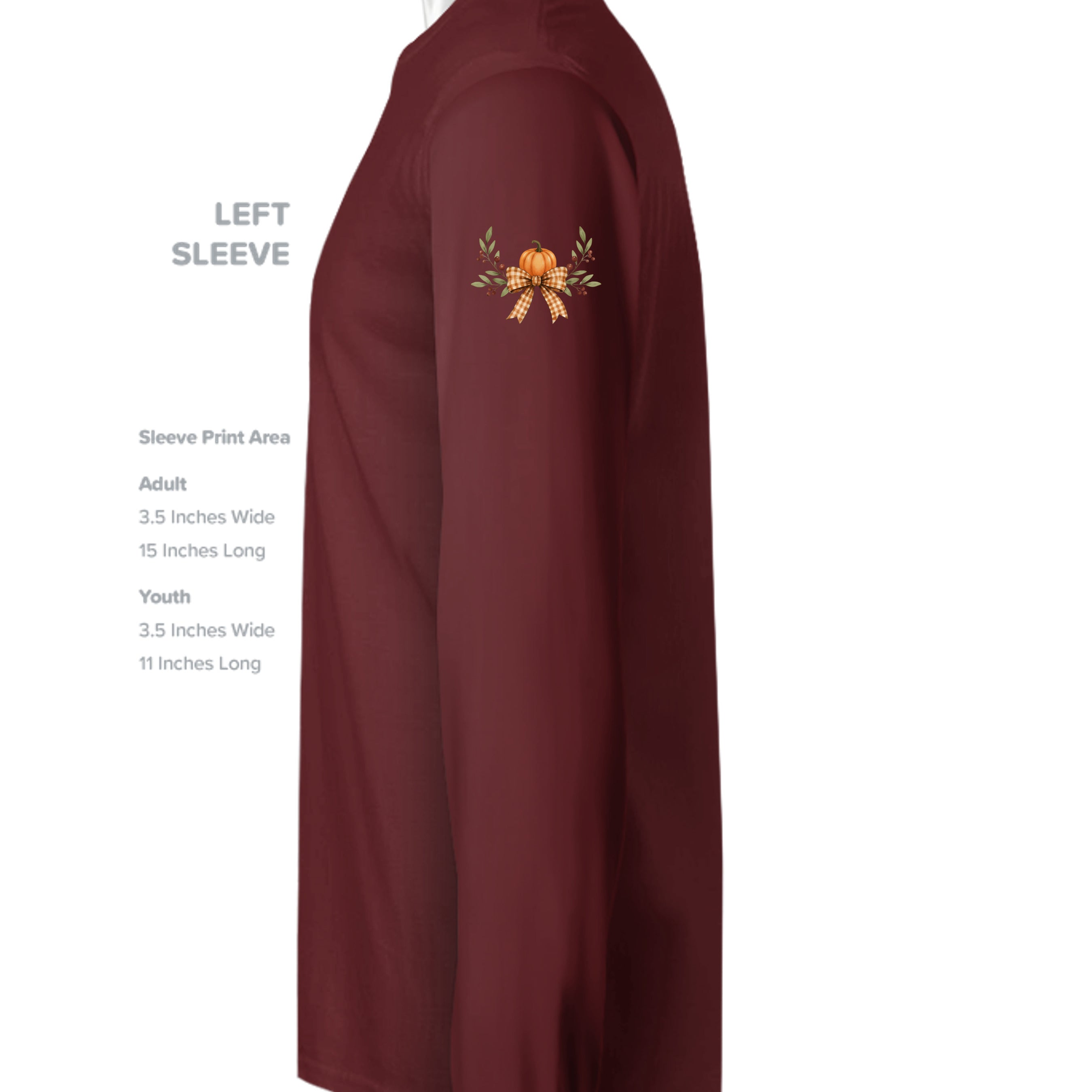 MAROON - G240 - SLEEVE_LEFT