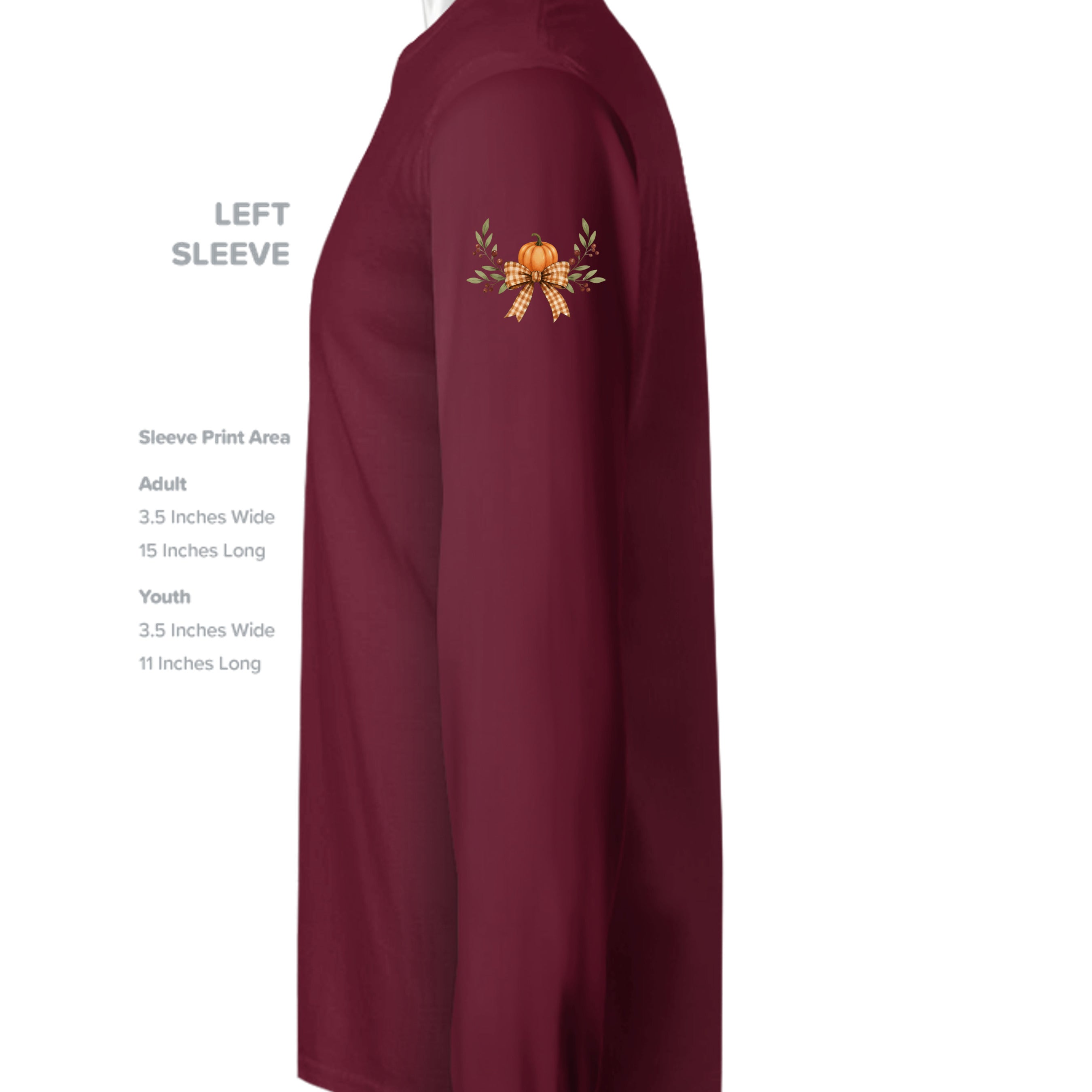 MAROON - G180 - SLEEVE_LEFT