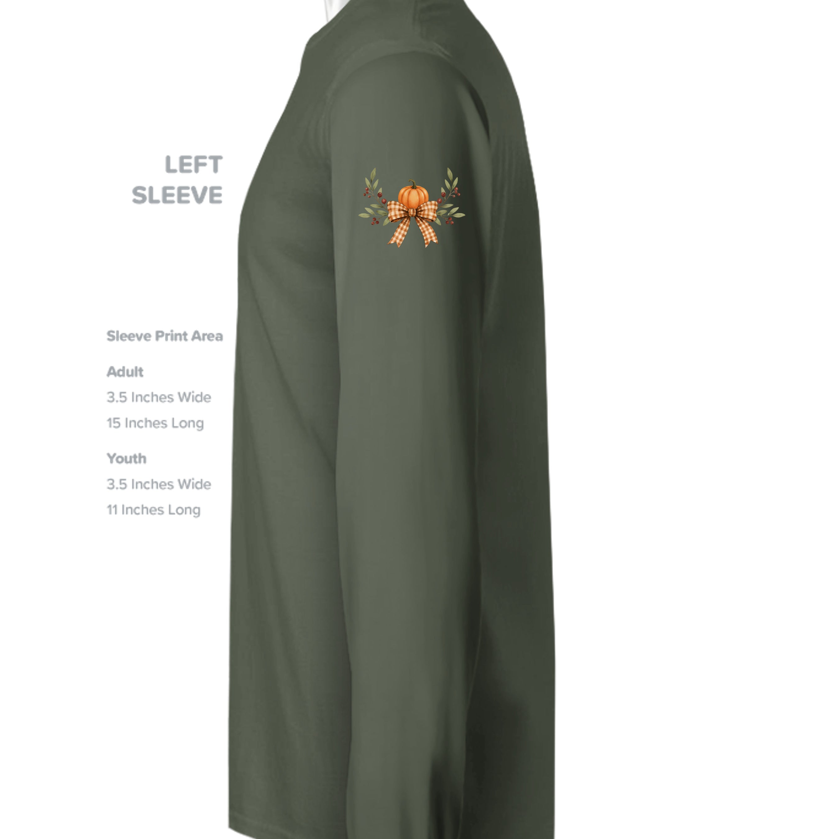 MILITARY GREEN - G180 - SLEEVE_LEFT