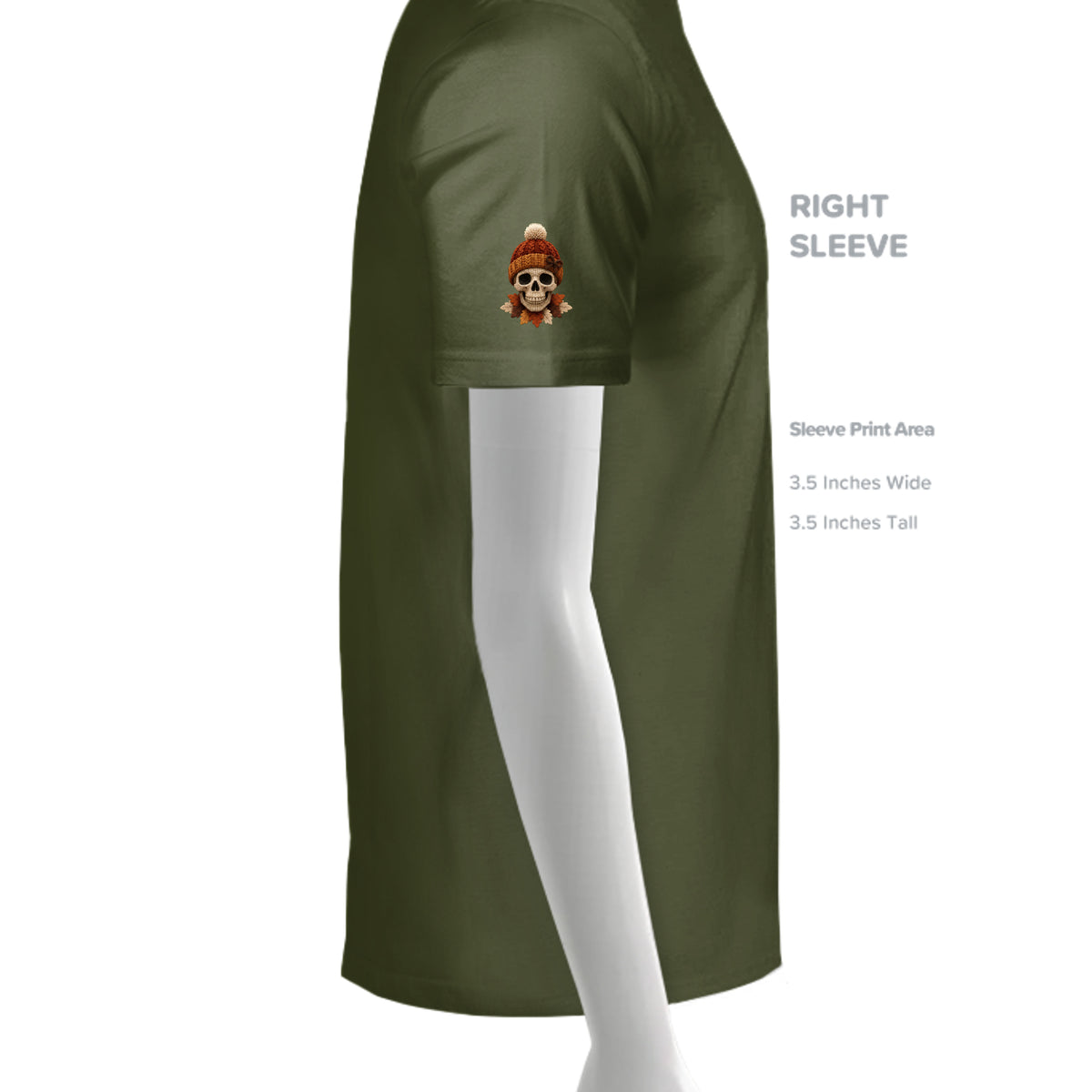 MILITARY GREEN - G640 - SLEEVE_RIGHT