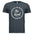 Be Kind Graphic Tee in Heather Navy with a floral heart design, promoting kindness and comfort.