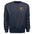 Autumn Leaves Graphic Sweatshirt in navy featuring a pocket graphic and full back print for cozy fall style.