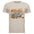 Happy Fall graphic tee in sand color featuring pumpkins and fall leaves design.
