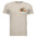 Happy Fall Tee in sand color featuring a pocket graphic of pumpkins and leaves, perfect fall graphic t-shirt.