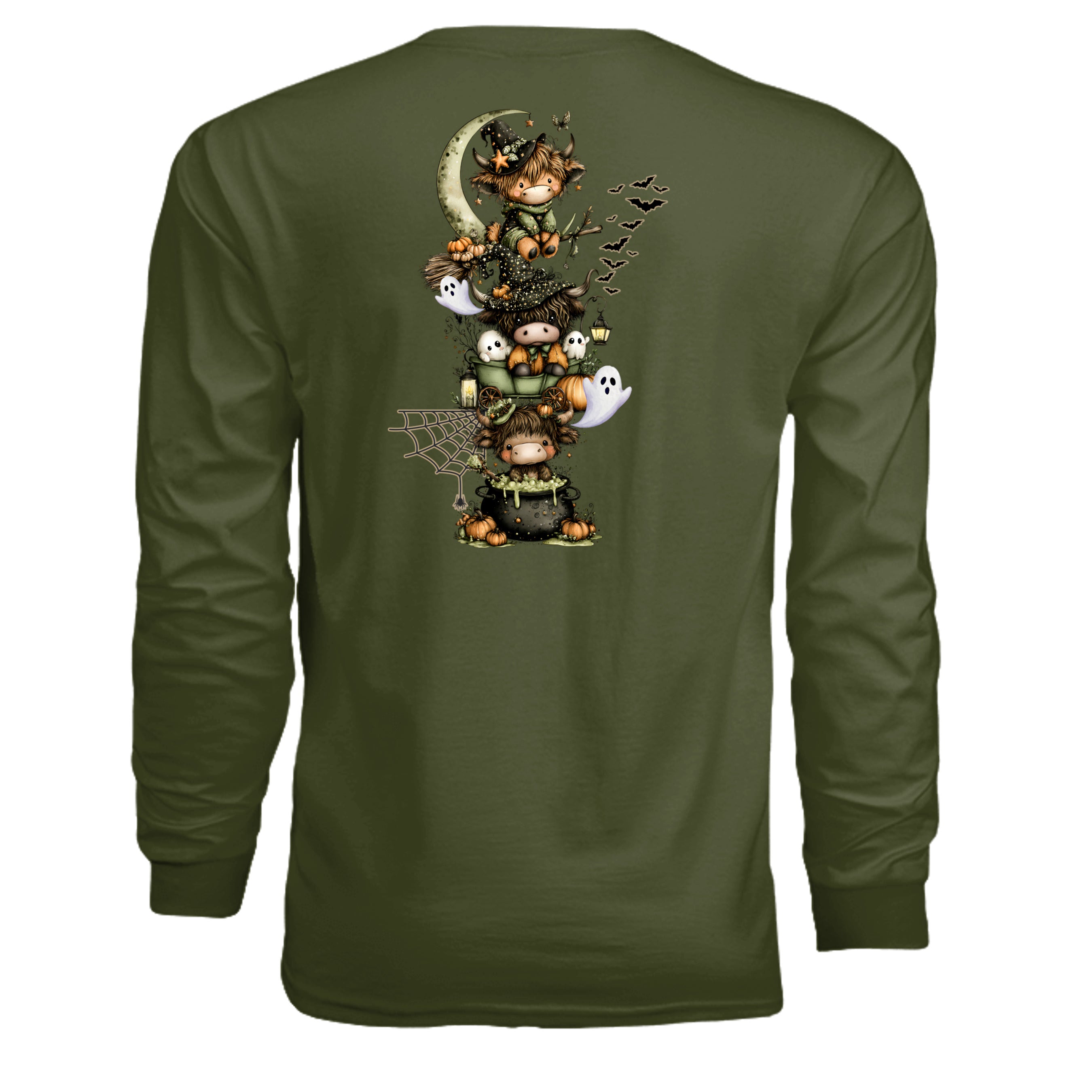 MILITARY GREEN - G240 - BACK