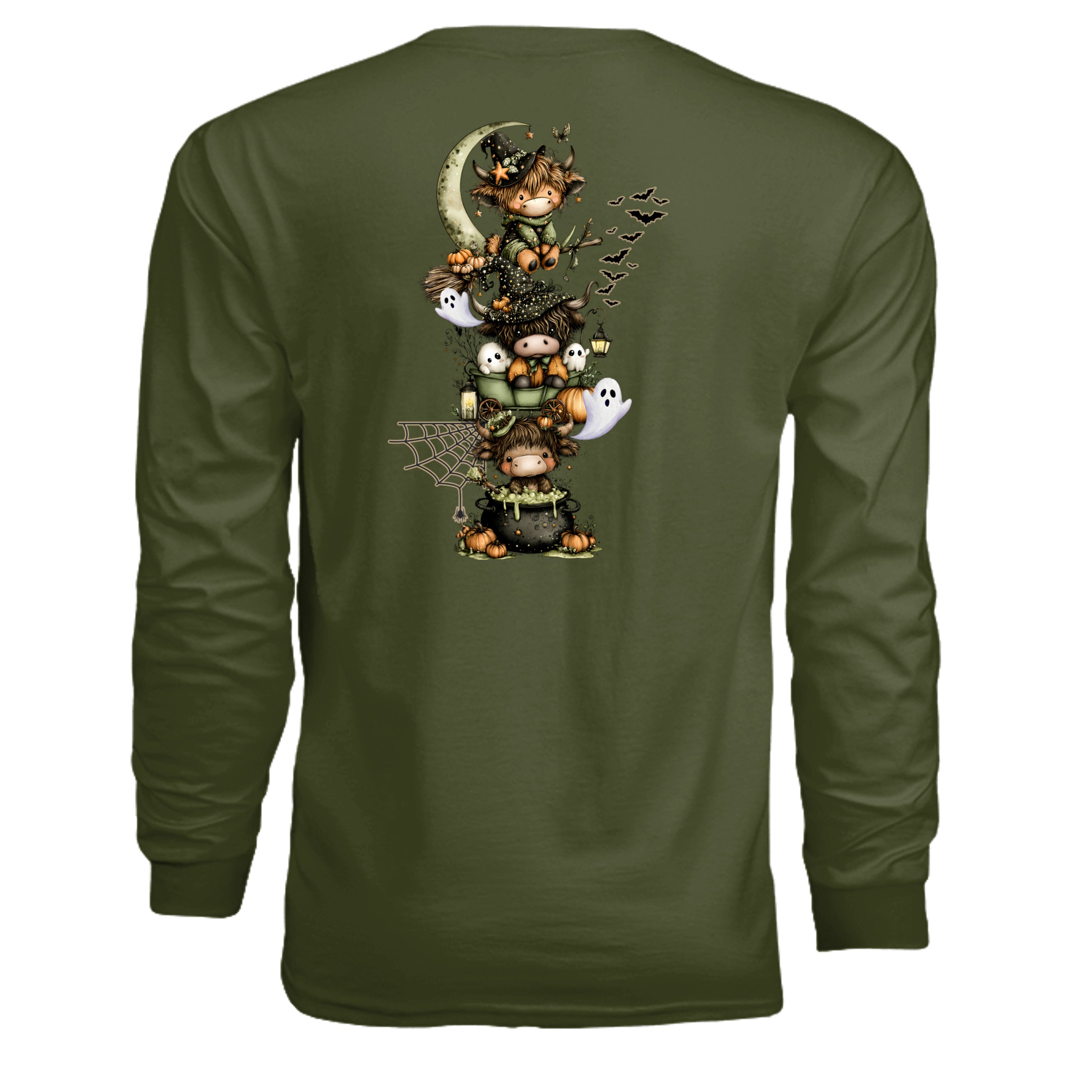 MILITARY GREEN - G240 - BACK