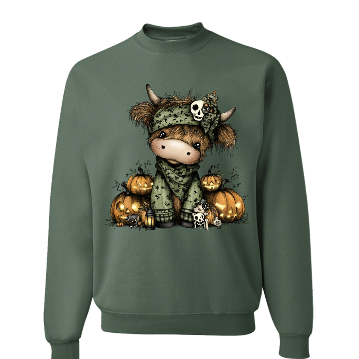 Military Green Heather - 562 - FRONT