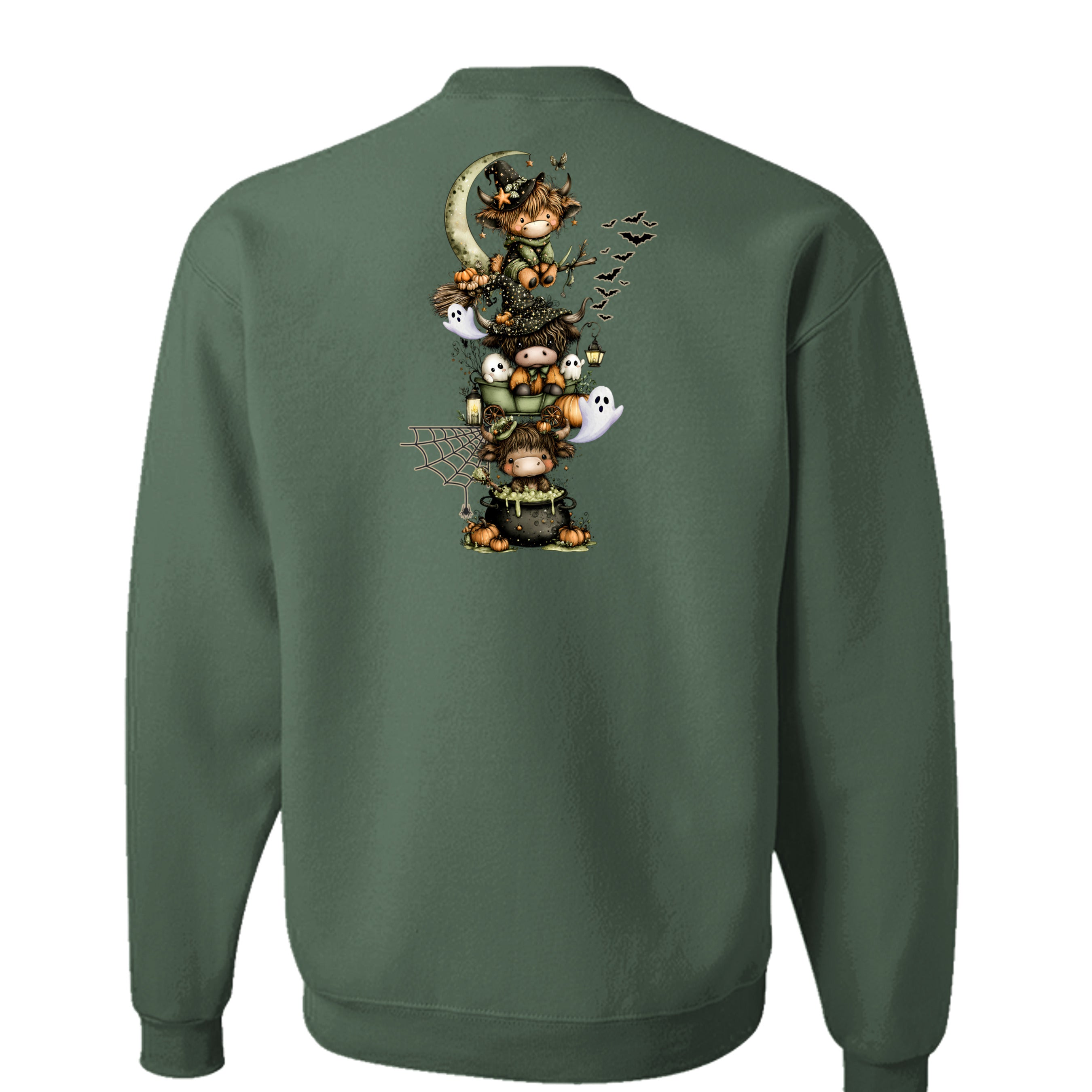 Military Green Heather - 562 - BACK