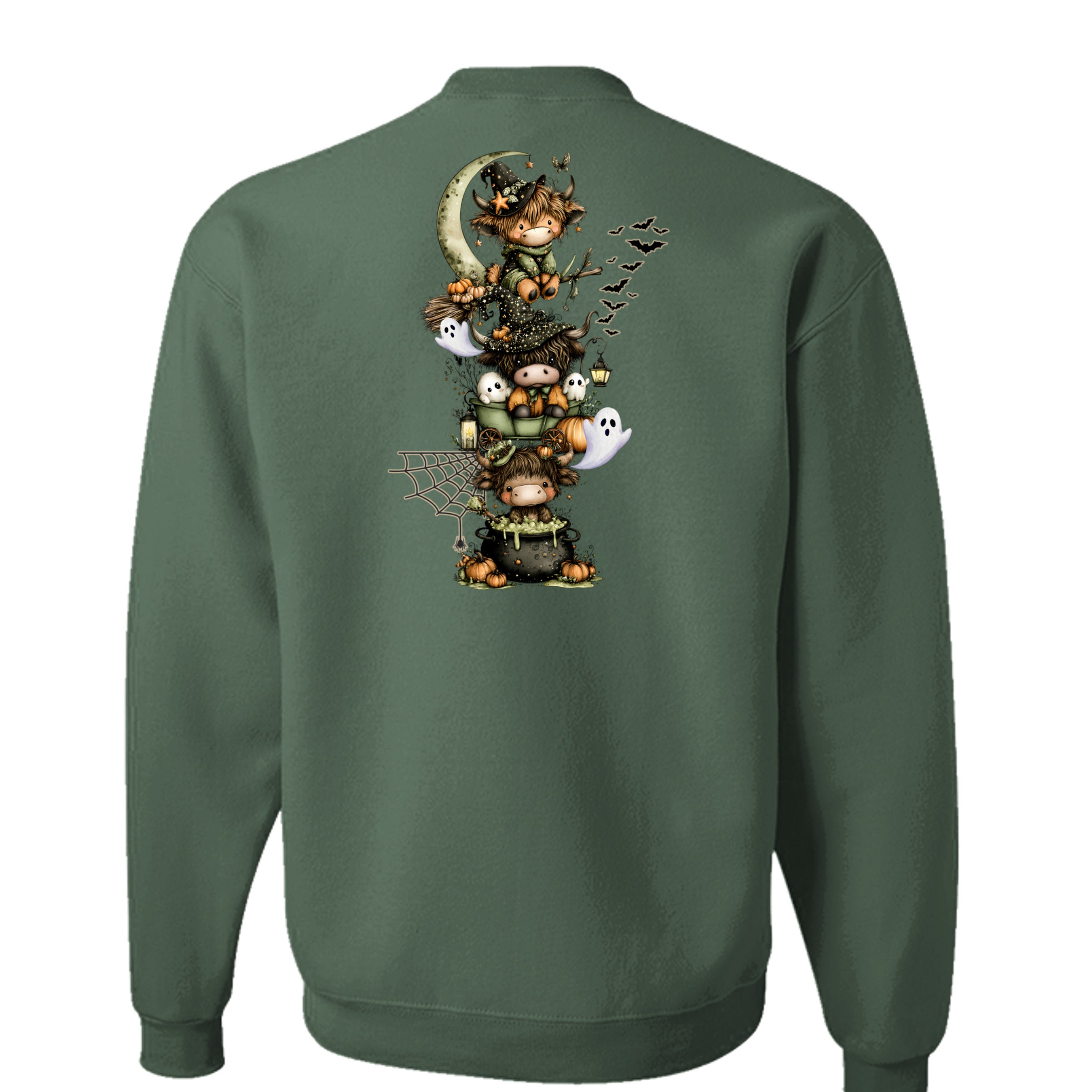 Military Green Heather - 562 - BACK
