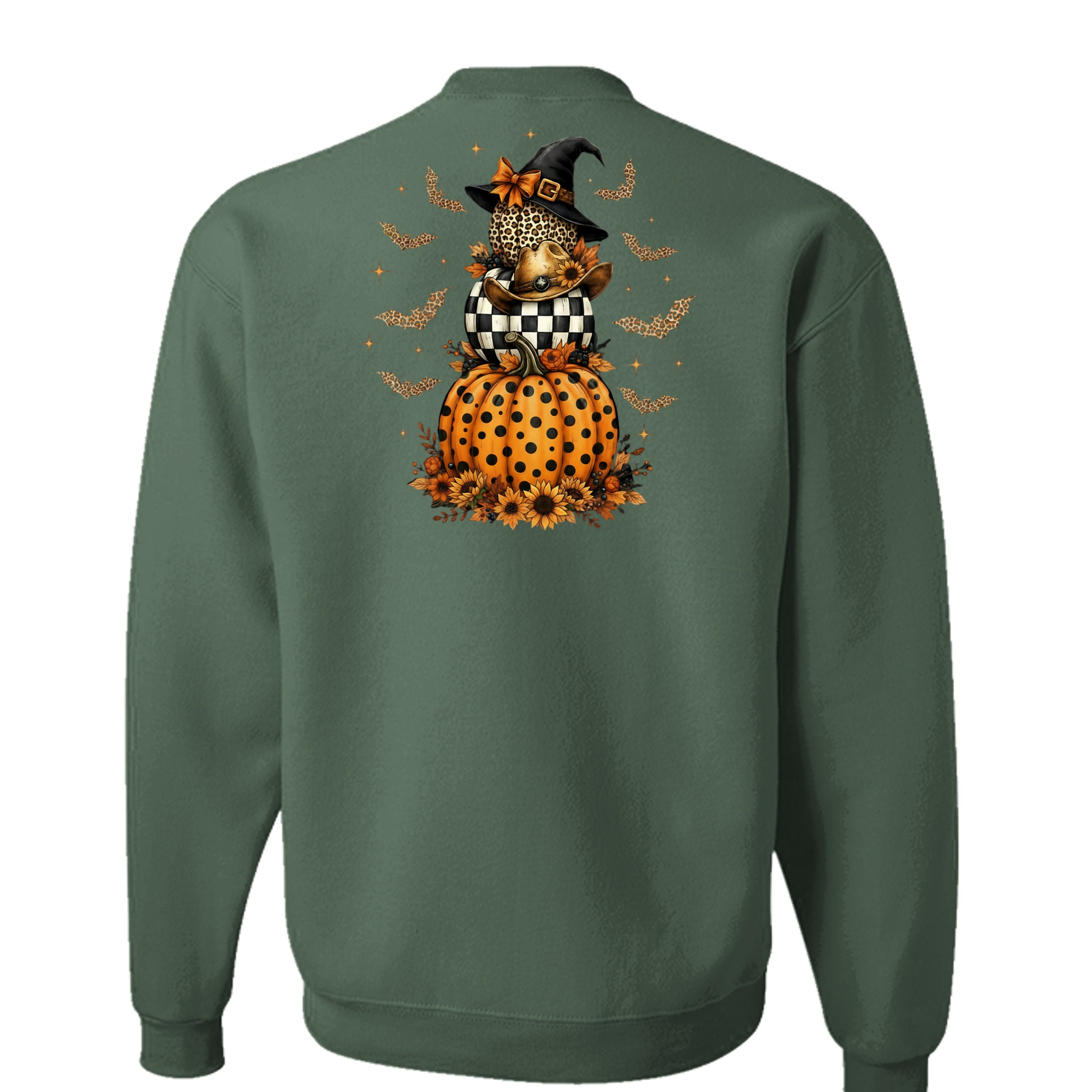 Military Green Heather - 562 - BACK