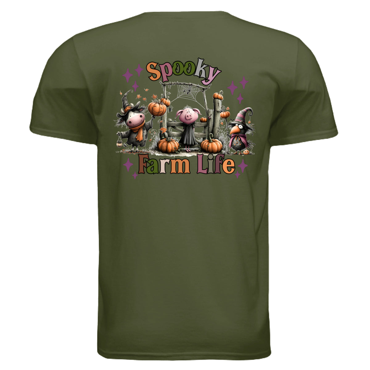 MILITARY GREEN - G640 - BACK