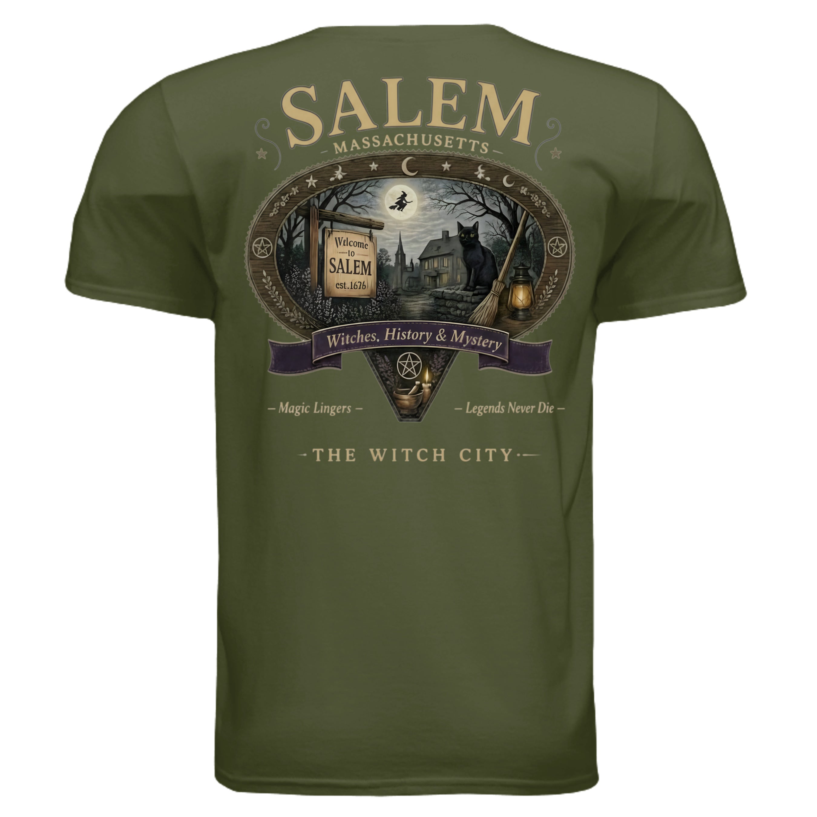 MILITARY GREEN - G640 - BACK