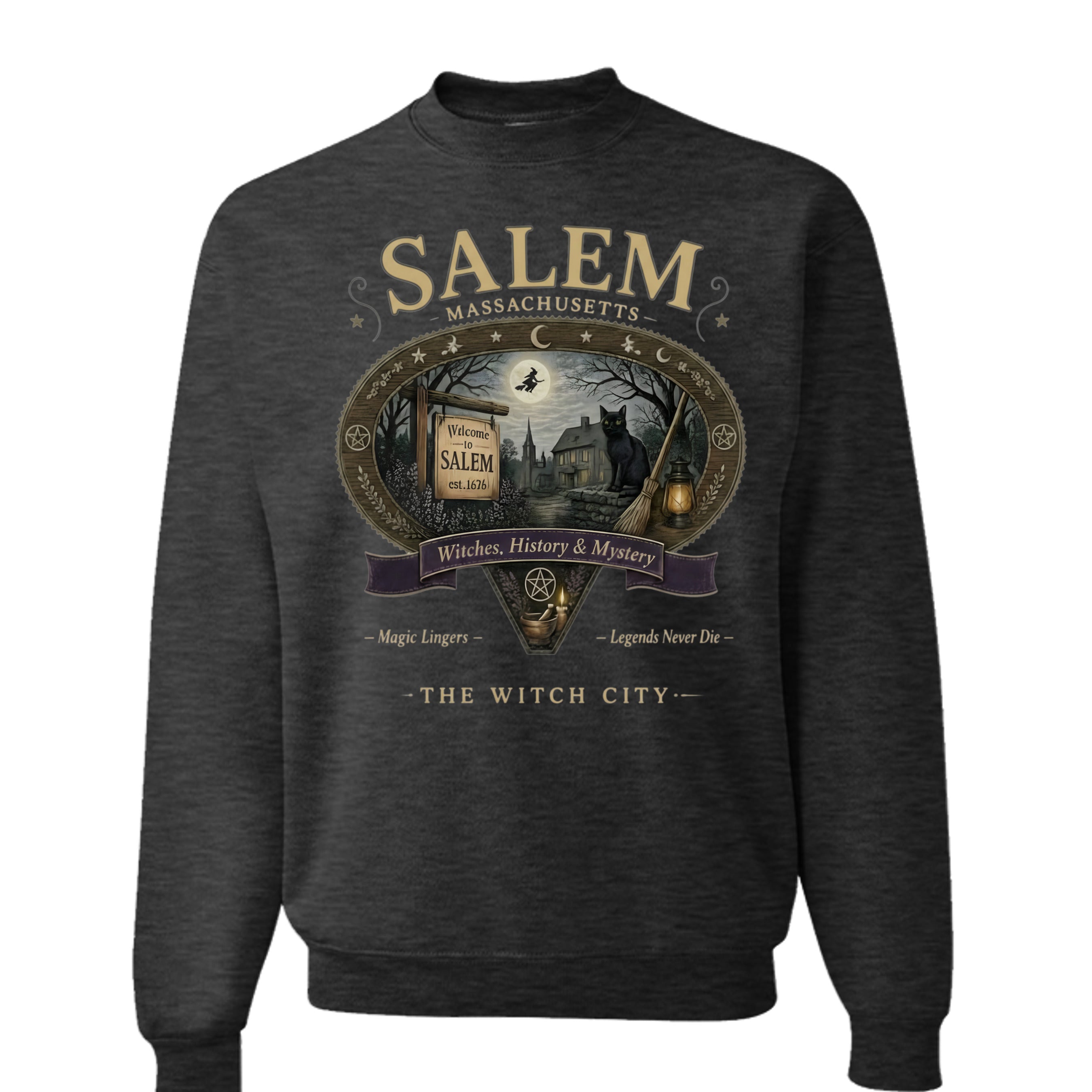 BLACK HEATHER - 562 - FRONT