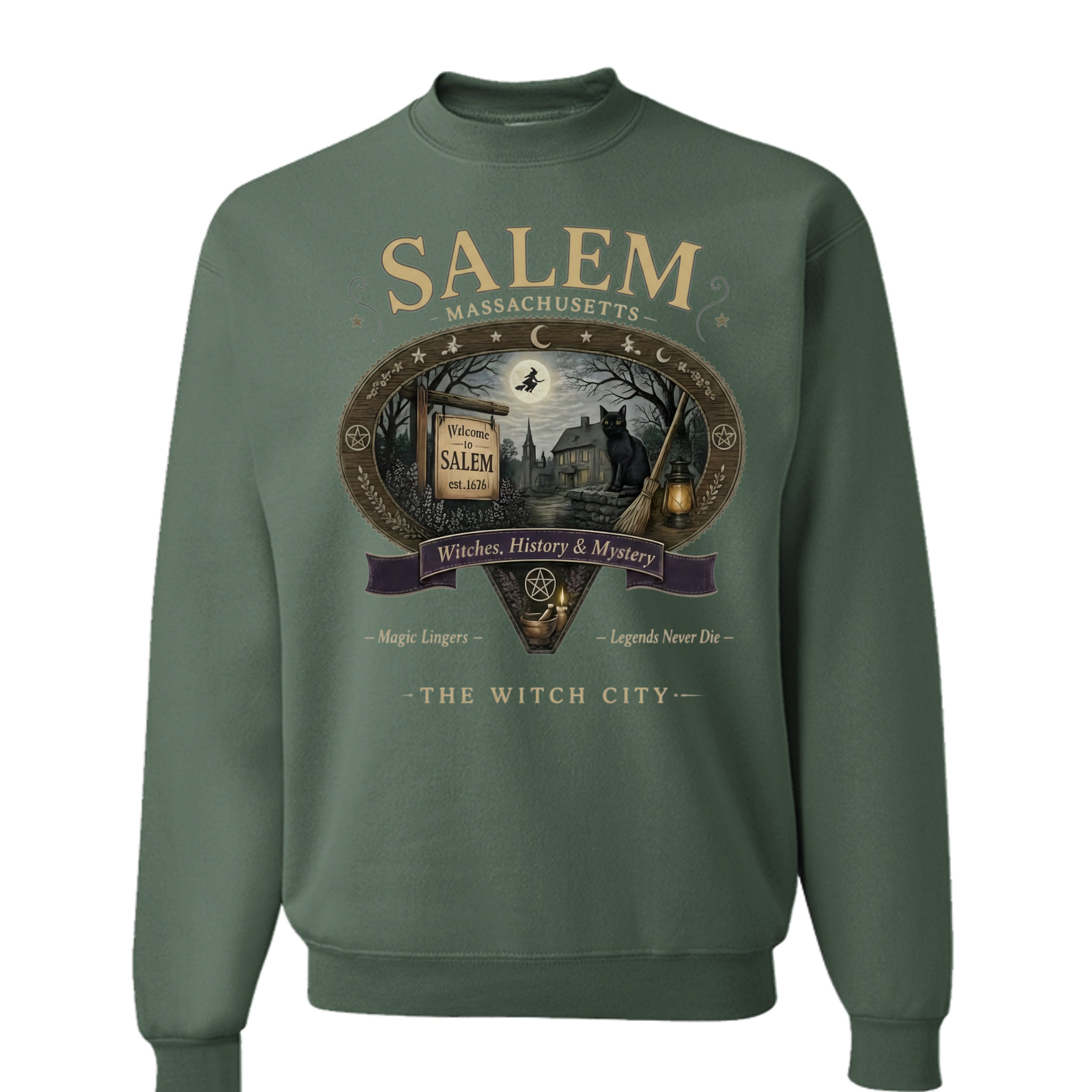 Military Green Heather - 562 - FRONT