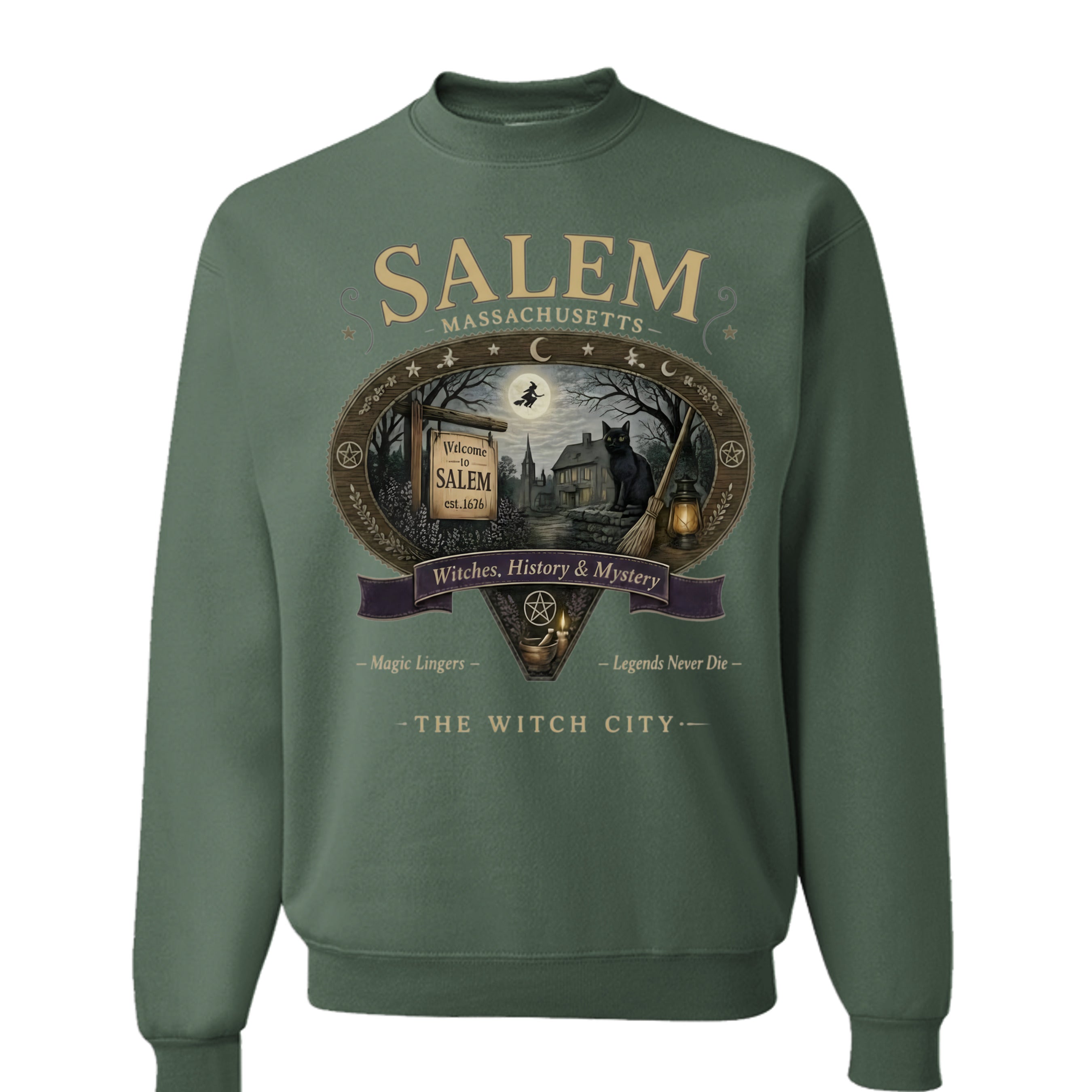 Military Green Heather - 562 - FRONT