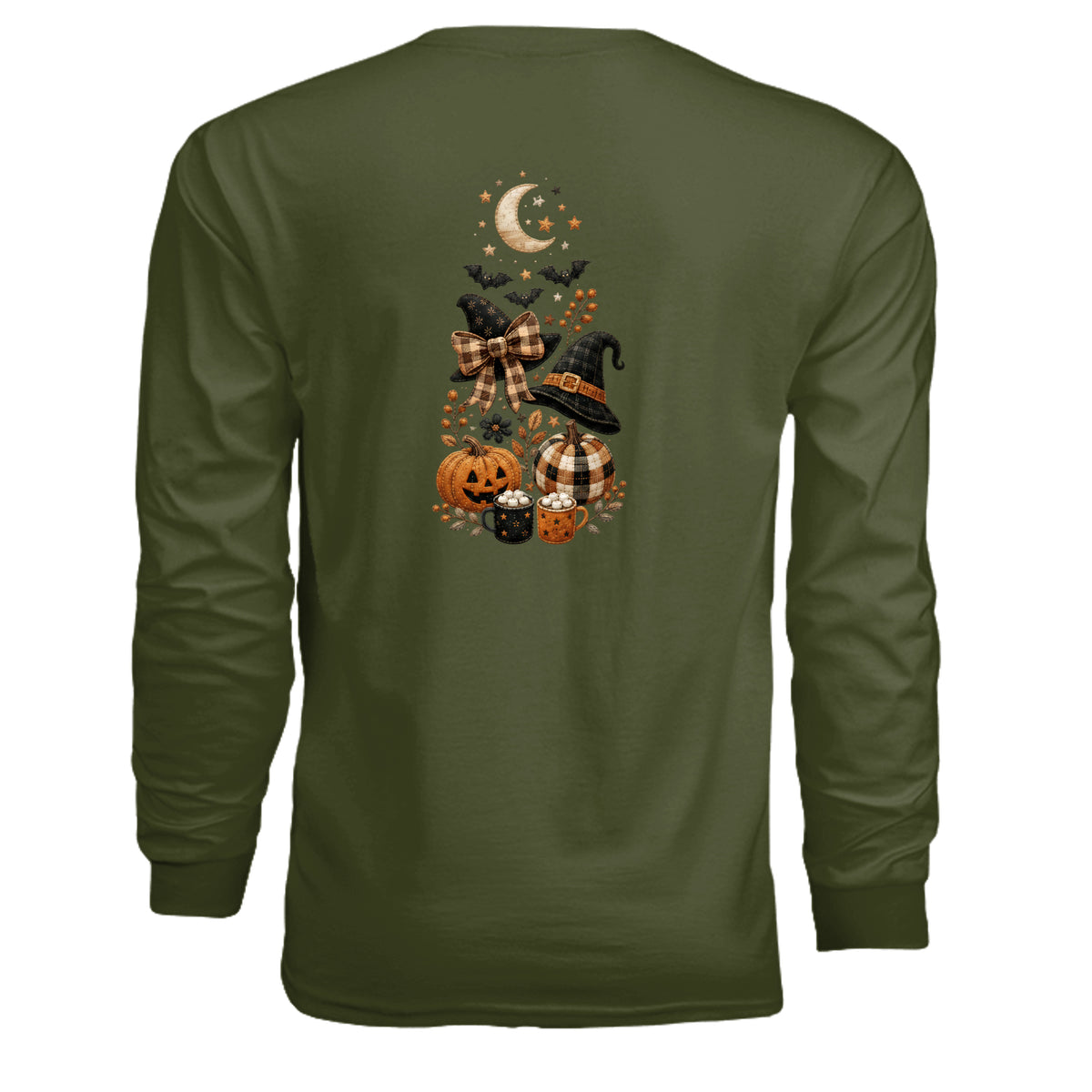 MILITARY GREEN - G240 - BACK