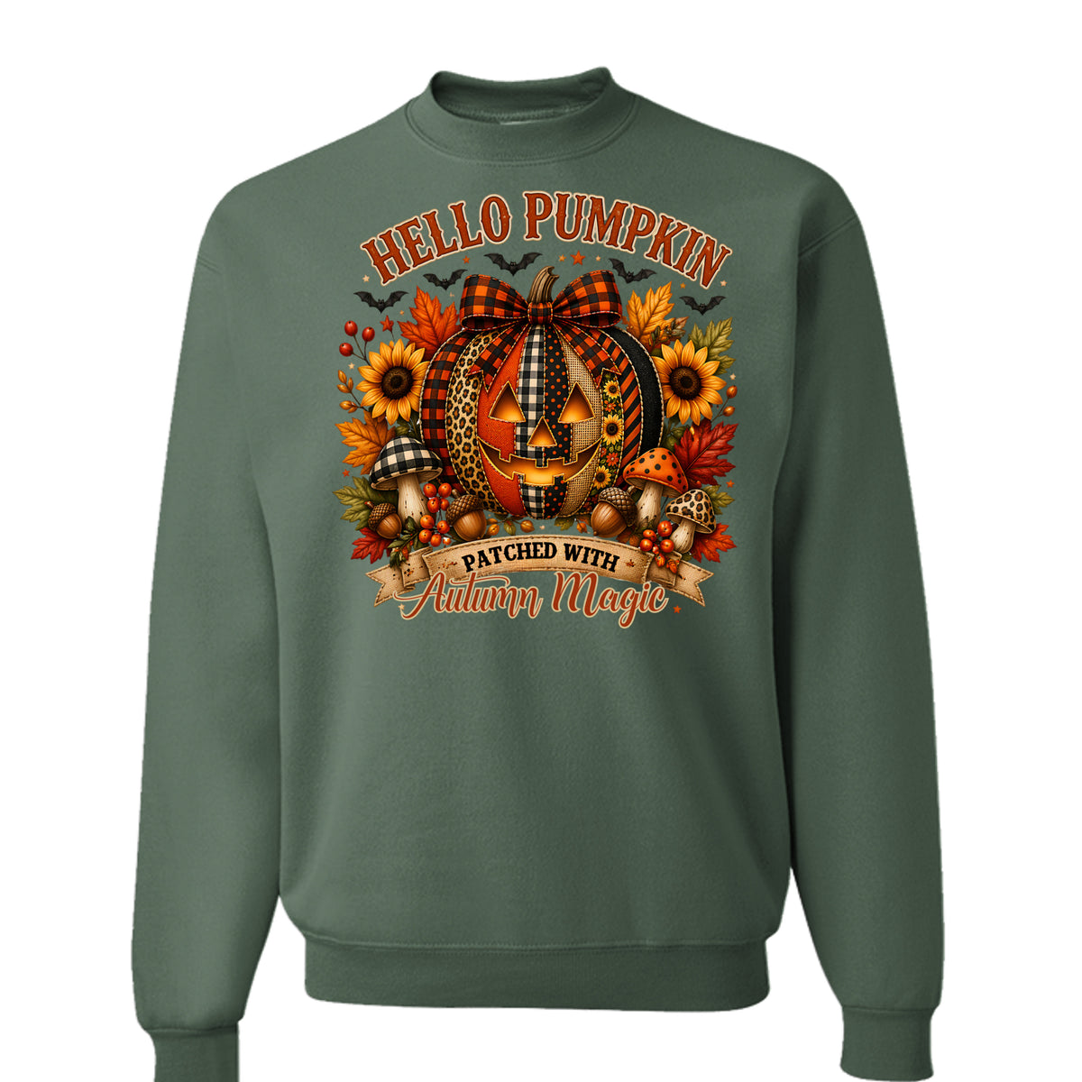 Military Green Heather - 562 - FRONT